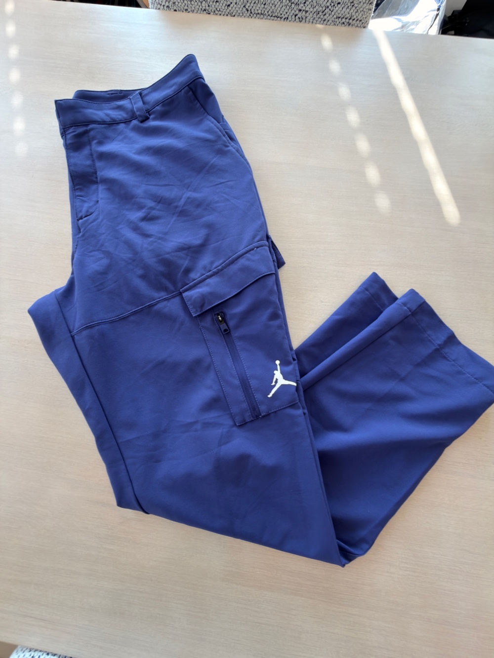 Jordan Men's Dark Joggers with White Jumpman Logo - W35 L32